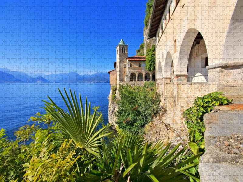 Santa Caterina del Sasso - CALVENDO Foto-Puzzle'