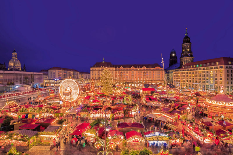 Premium Textil-Leinwand Striezelmarkt