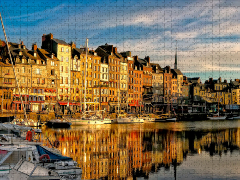 Ein Motiv aus dem Kalender Honfleur - Bezauberndes Frankreich 1000 Teile Puzzle quer - CALVENDO Foto-Puzzle'