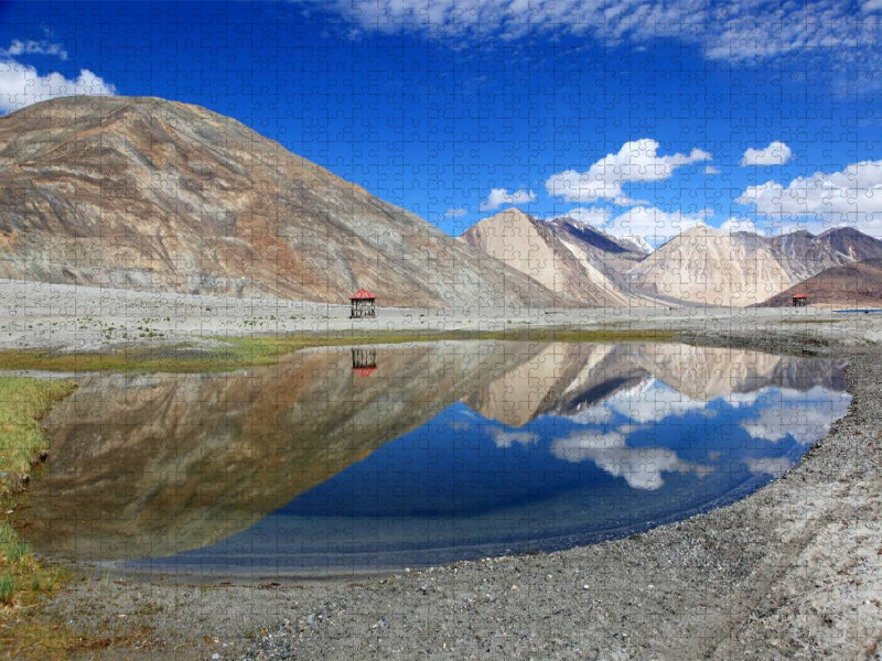Pangong Tso / Lake Pangong - CALVENDO Foto-Puzzle'