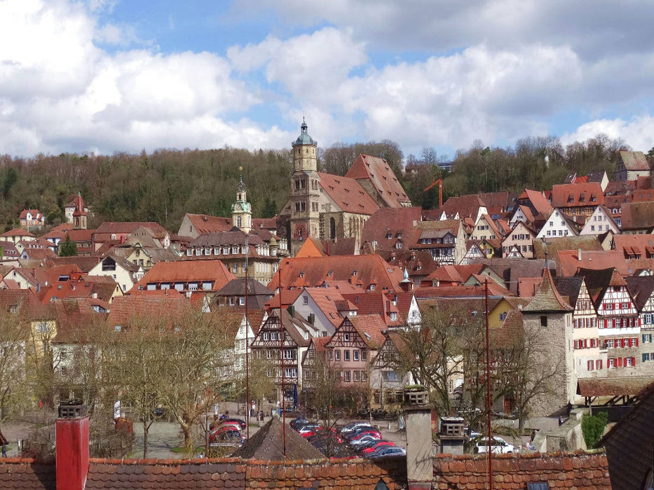 Über den Dächern - CALVENDO Foto-Puzzle'