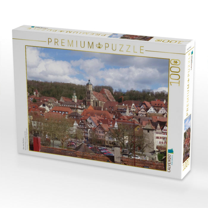 Über den Dächern - CALVENDO Foto-Puzzle'