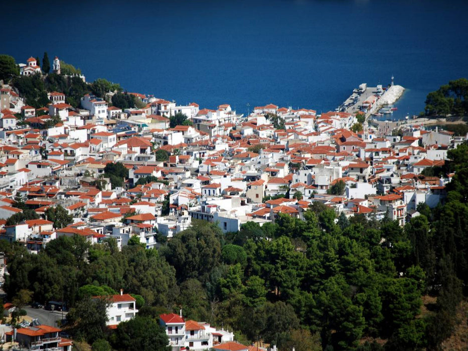 Griechenland - Skiathos Stadt - CALVENDO Foto-Puzzle'