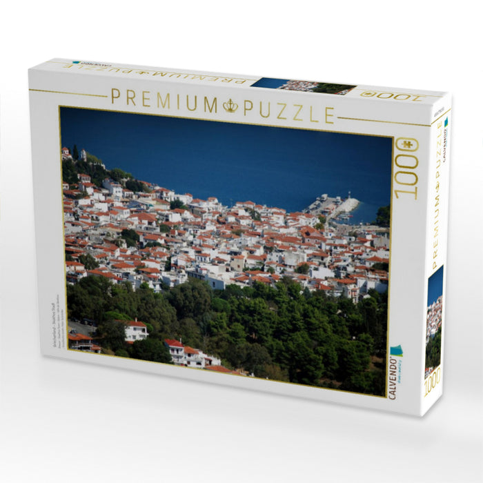 Griechenland - Skiathos Stadt - CALVENDO Foto-Puzzle'