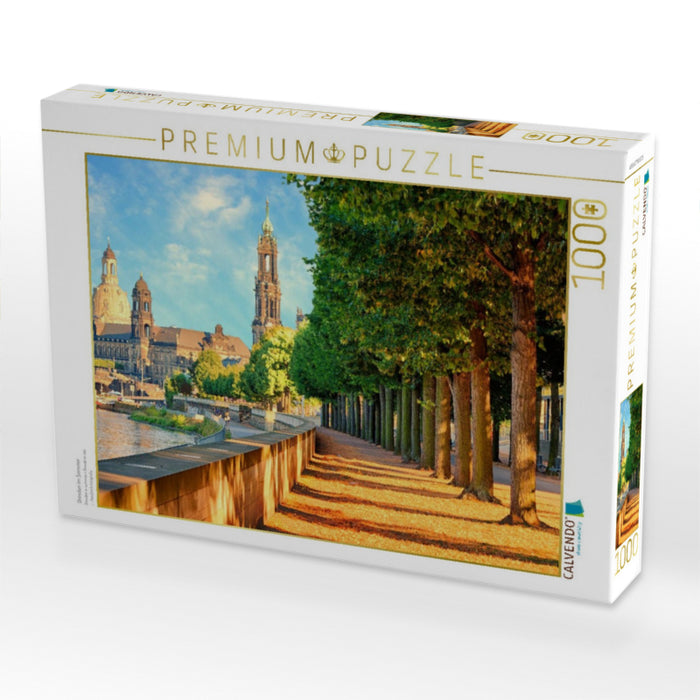 Dresden im Sommer - CALVENDO Foto-Puzzle'