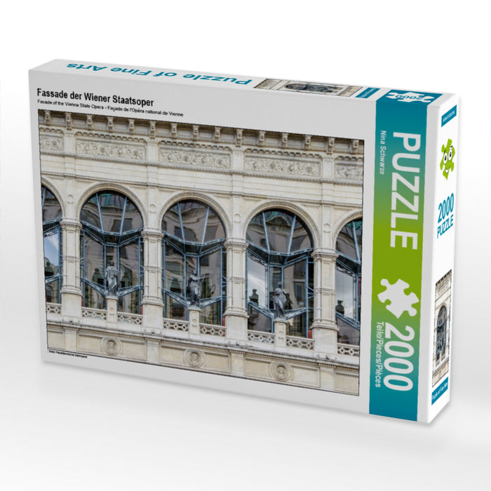 Fassade der Wiener Staatsoper 2000 Teile Puzzle quer - CALVENDO Foto-Puzzle'
