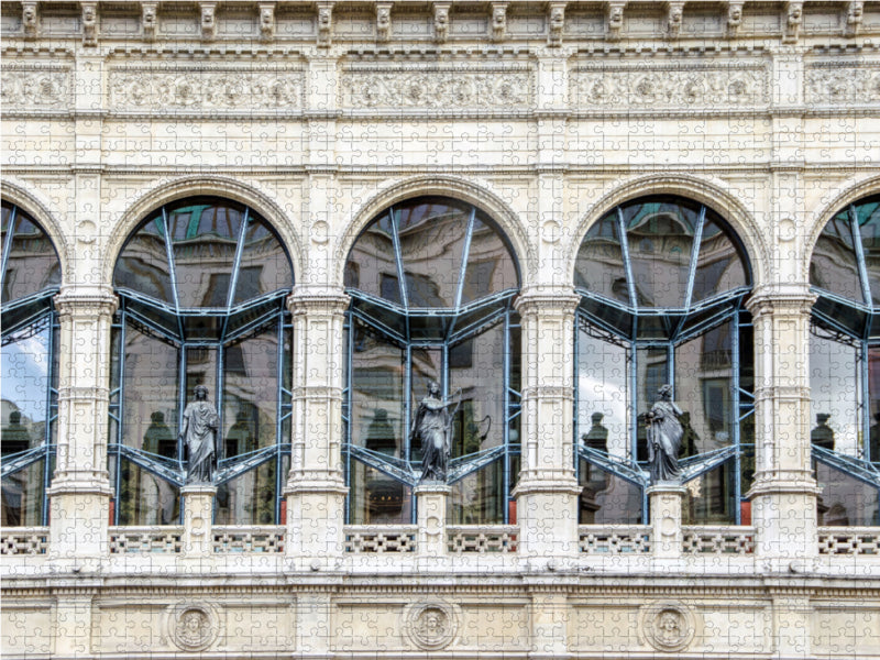 Fassade der Wiener Staatsoper 2000 Teile Puzzle quer - CALVENDO Foto-Puzzle'