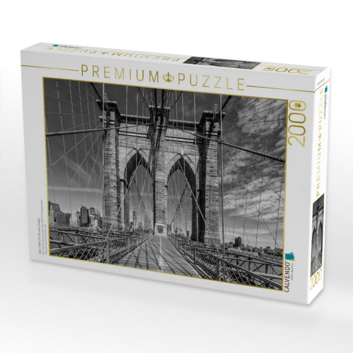 NEW YORK CITY Brooklyn Bridge - CALVENDO Foto-Puzzle'