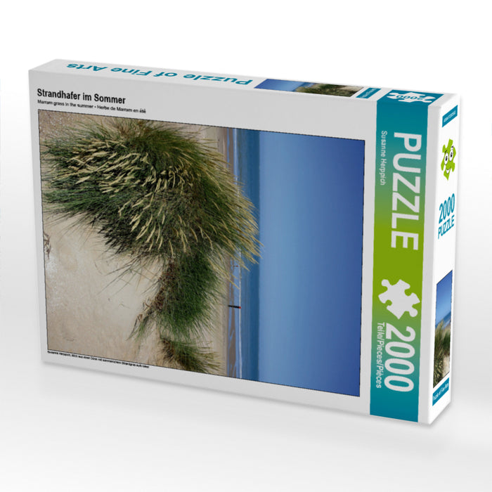 Beach grass in summer - CALVENDO photo puzzle 