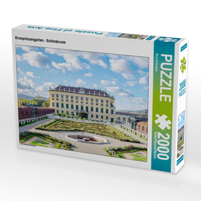 Kronprinzengarten - Schönbrunn 2000 Teile Puzzle quer - CALVENDO Foto-Puzzle'