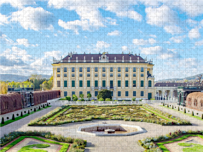 Kronprinzengarten - Schönbrunn 2000 Teile Puzzle quer - CALVENDO Foto-Puzzle'
