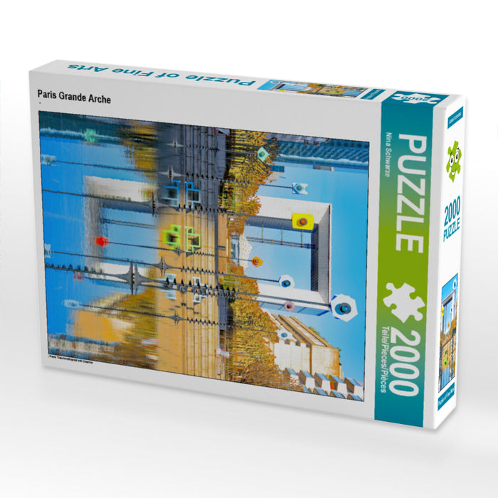 Paris Grande Arche 2000 Teile Puzzle hoch - CALVENDO Foto-Puzzle'