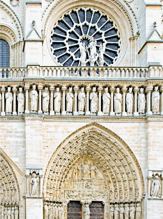 Kathedrale Notre-Dame 2000 Teile Puzzle hoch - CALVENDO Foto-Puzzle'