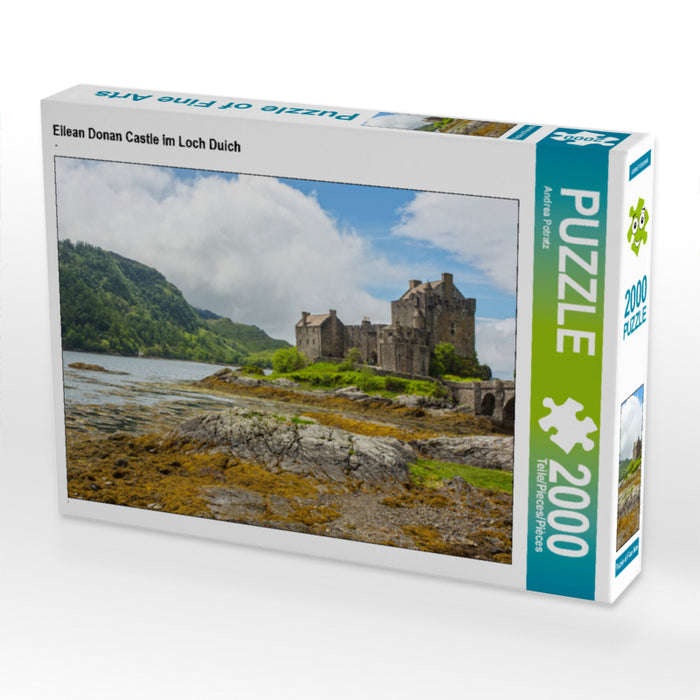 Eilean Donan Castle im Loch Duich 2000 Teile Puzzle quer - CALVENDO Foto-Puzzle'