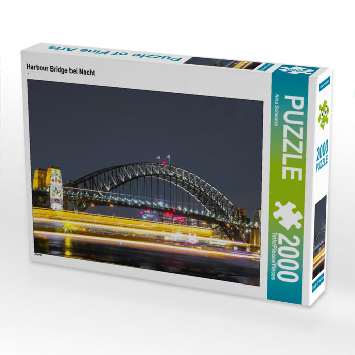 Harbour Bridge bei Nacht 2000 Teile Puzzle quer - CALVENDO Foto-Puzzle'