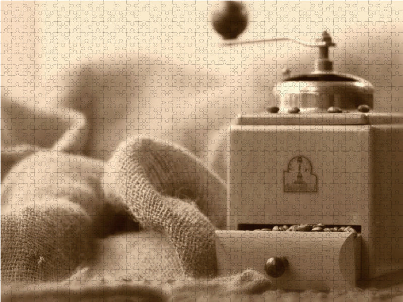 Alte Kaffeemühle 2000 Teile Puzzle quer - CALVENDO Foto-Puzzle'