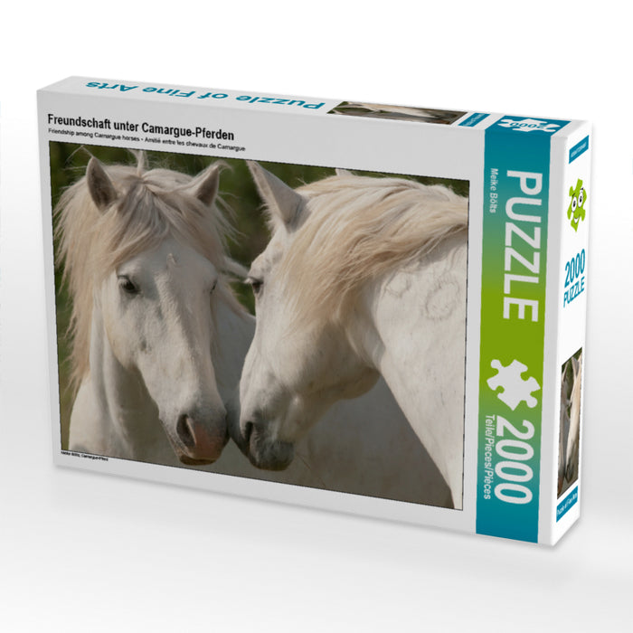 Friendship among Camargue horses - CALVENDO photo puzzle 