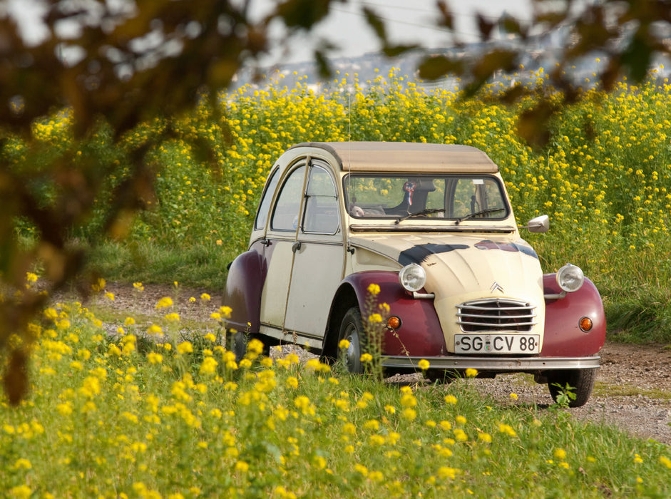 Citroën 2CV Dolly 2000 Teile Puzzle quer - CALVENDO Foto-Puzzle'