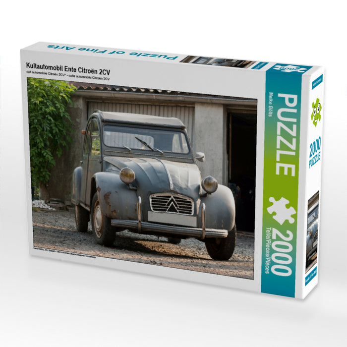 Cult automobile duck Citroën 2CV - CALVENDO photo puzzle 