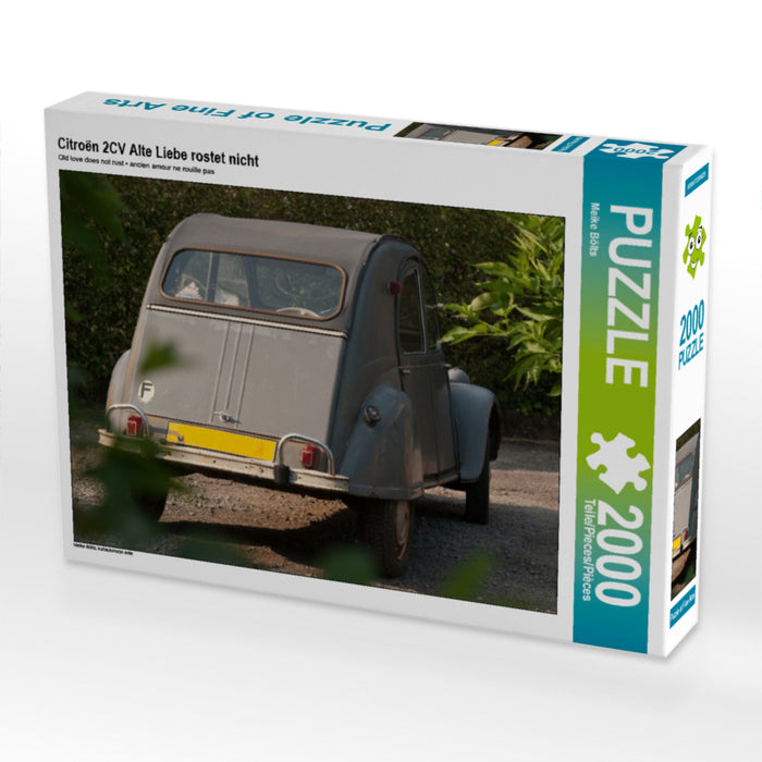 Citroën 2CV Alte Liebe rostet nicht 2000 Teile Puzzle quer - CALVENDO Foto-Puzzle'