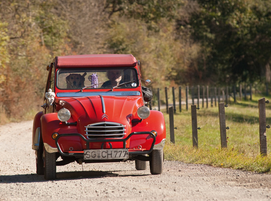 2CV 6 Club Bj.86 1.Hand 2000 Teile Puzzle quer - CALVENDO Foto-Puzzle'