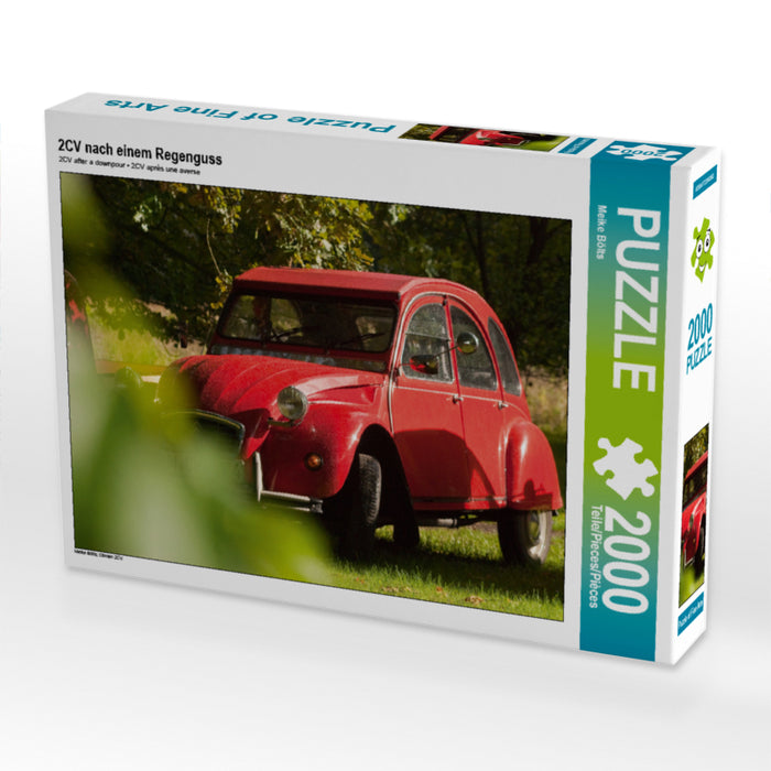 2CV after a downpour - CALVENDO photo puzzle 