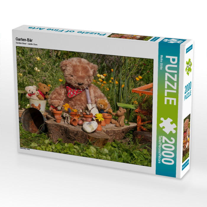 Garden Bear - CALVENDO photo puzzle 