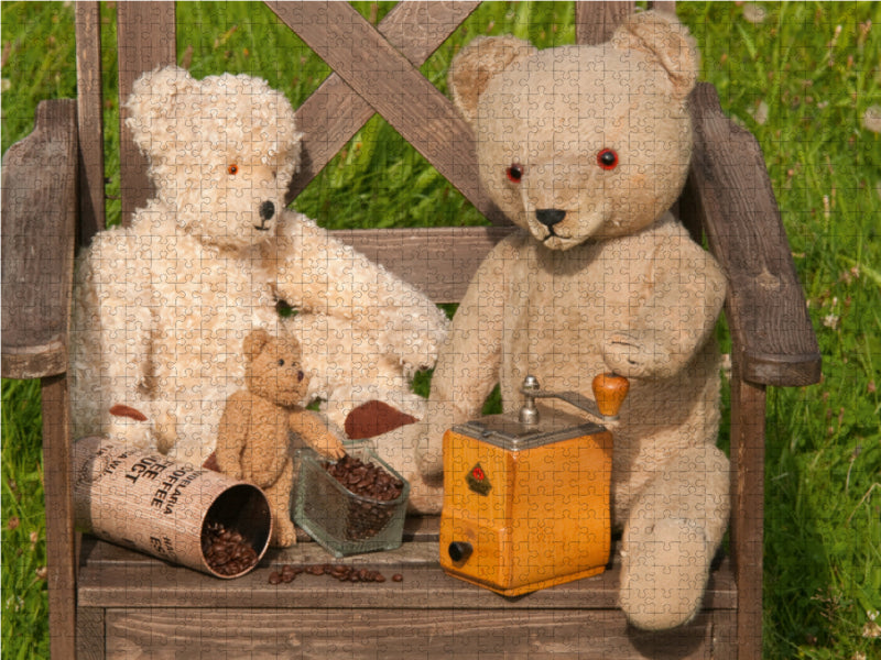 Coffee bear - CALVENDO photo puzzle 