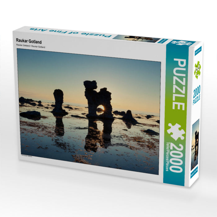 Raukar Gotland 2000 Teile Puzzle quer - CALVENDO Foto-Puzzle'
