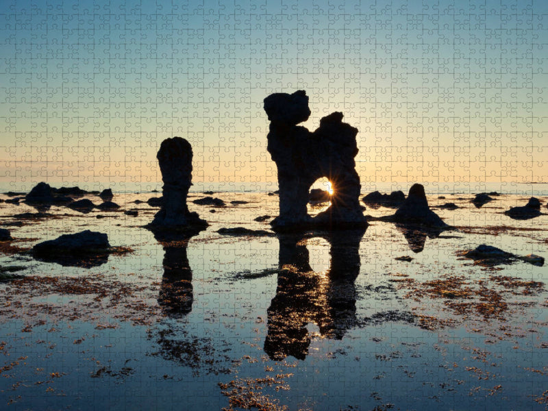 Raukar Gotland 2000 Teile Puzzle quer - CALVENDO Foto-Puzzle'