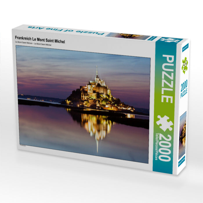 Frankreich Le Mont Saint Michel 2000 Teile Puzzle quer - CALVENDO Foto-Puzzle'