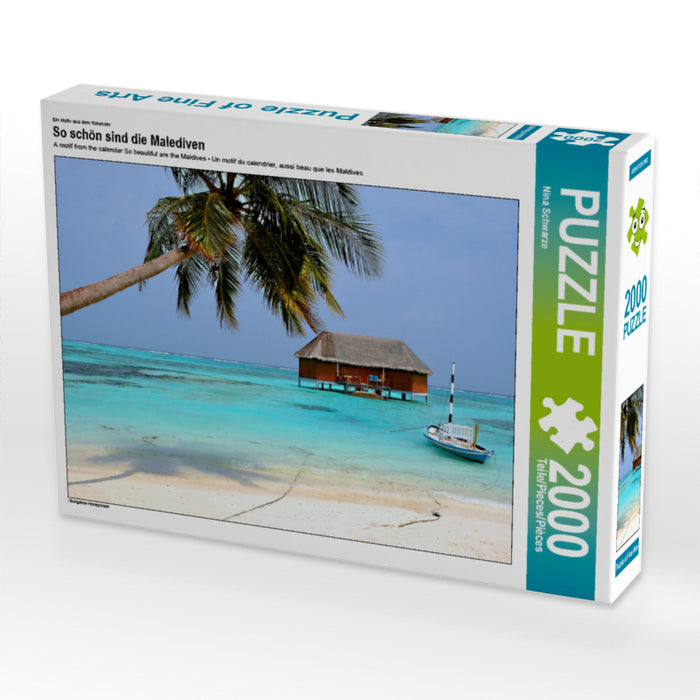 Ein Motiv aus dem Kalender So schön sind die Malediven 2000 Teile Puzzle quer - CALVENDO Foto-Puzzle'