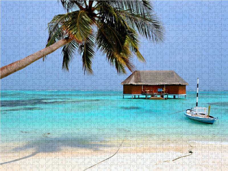 Ein Motiv aus dem Kalender So schön sind die Malediven 2000 Teile Puzzle quer - CALVENDO Foto-Puzzle'