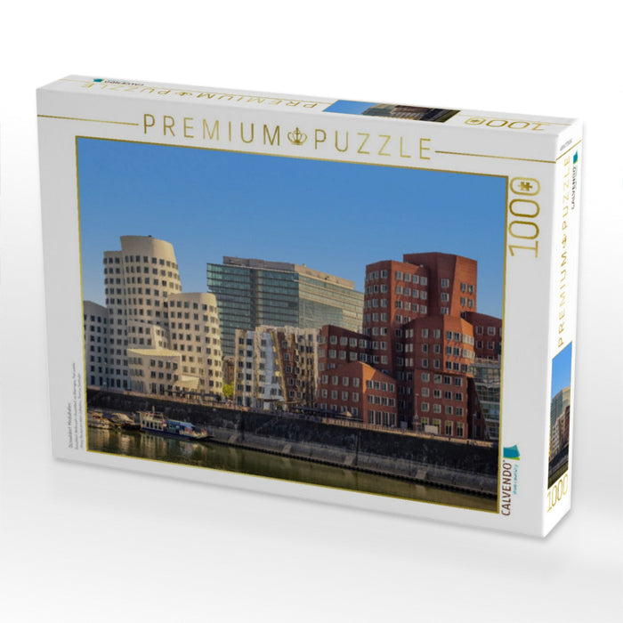 Düsseldorf. Mediahafen - CALVENDO Foto-Puzzle'