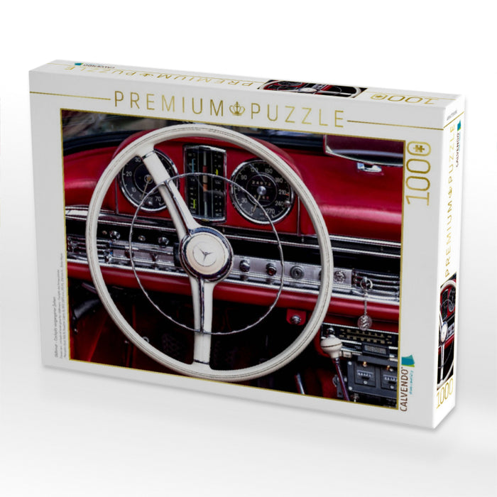 Oldtimer - Cockpits vergangener Zeiten - CALVENDO Foto-Puzzle'