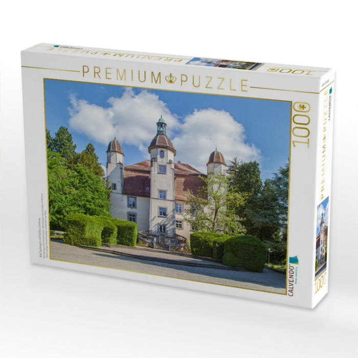 Bad Säckingen mit Schloss Schönau - CALVENDO Foto-Puzzle'