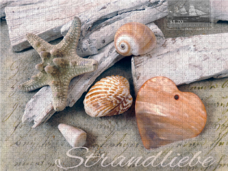 Strandliebe 1000 Teile Puzzle quer - CALVENDO Foto-Puzzle'