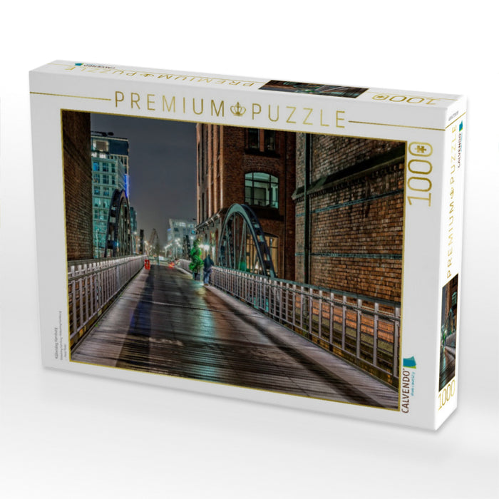 Kibbelsteg Hamburg - CALVENDO Foto-Puzzle'