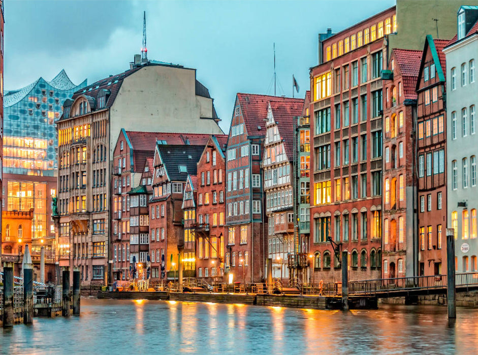 Hamburg Nikolaifleet - CALVENDO Foto-Puzzle'