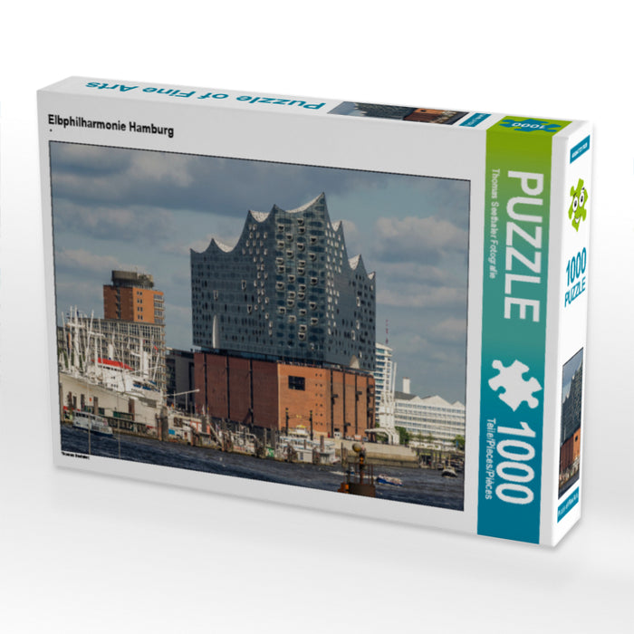 Elbphilharmonie Hamburg 1000 Teile Puzzle quer - CALVENDO Foto-Puzzle'