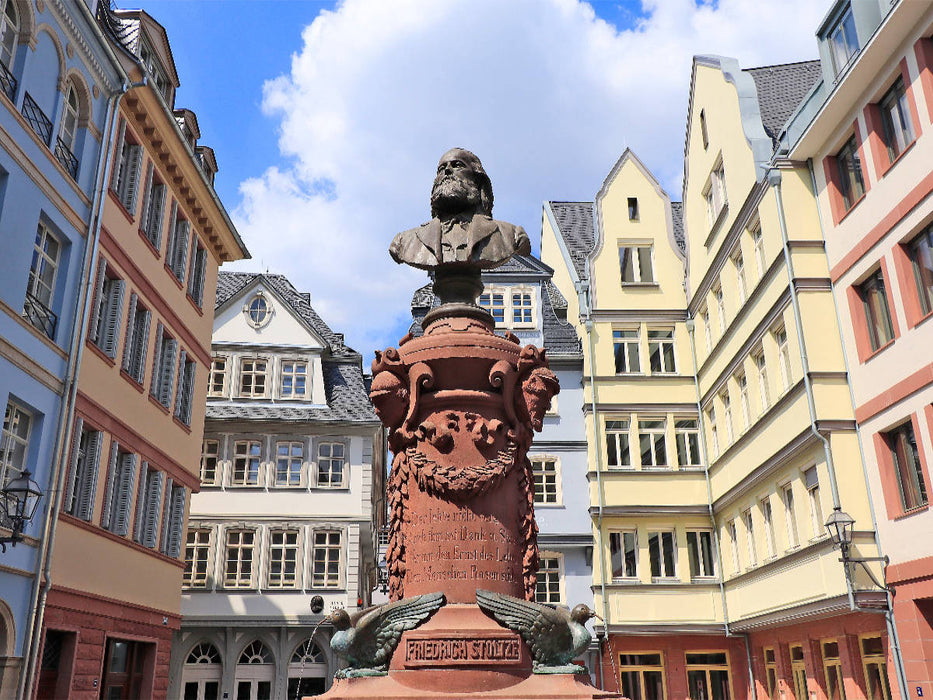 Friedrich Stoltze Brunnen - CALVENDO Foto-Puzzle'