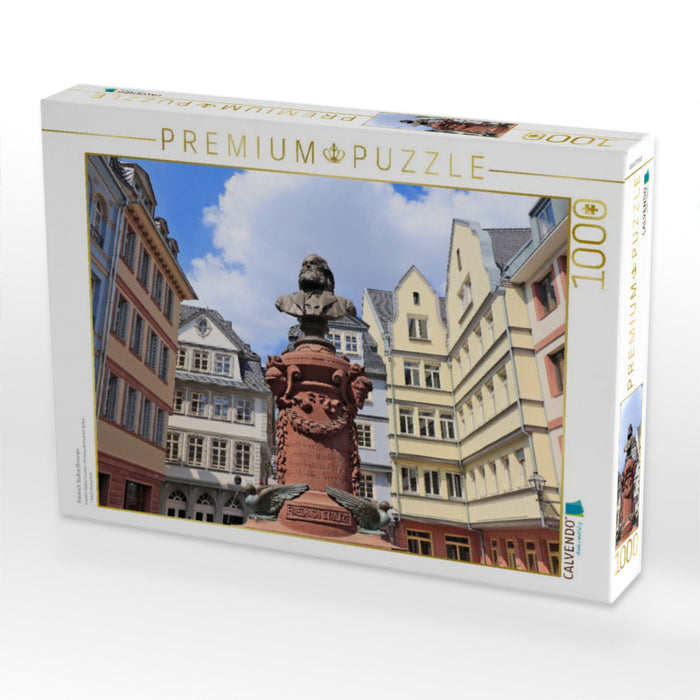 Friedrich Stoltze Brunnen - CALVENDO Foto-Puzzle'
