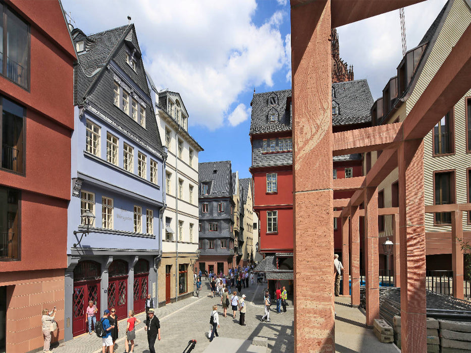 Ein Motiv aus dem Kalender Frankfurt am Main die neue Altstadt vom Taxifahrer Petrus Bodenstaff - CALVENDO Foto-Puzzle'