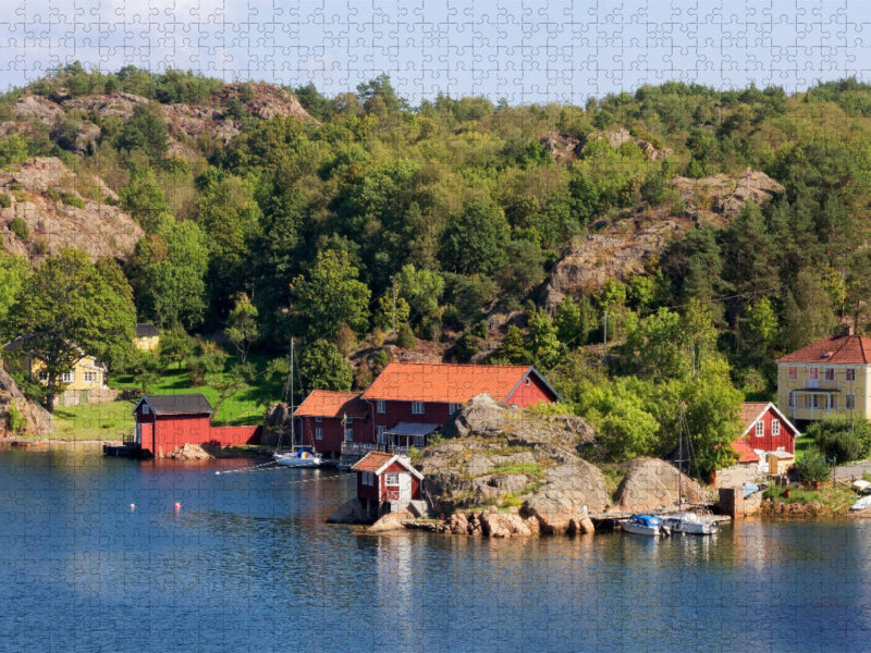 Fiskebäckskil - Getevikssund - CALVENDO Foto-Puzzle'