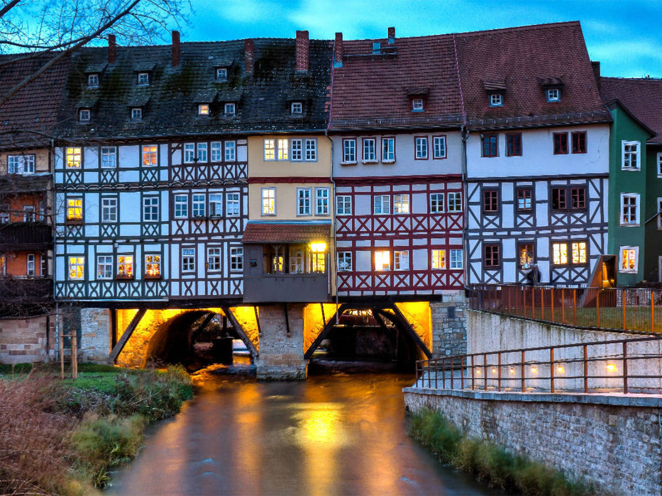 Erfurt. Krämerbrücke - CALVENDO Foto-Puzzle'