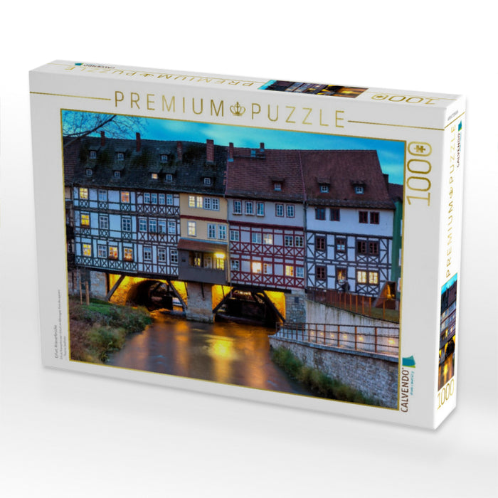 Erfurt. Krämerbrücke - CALVENDO Foto-Puzzle'
