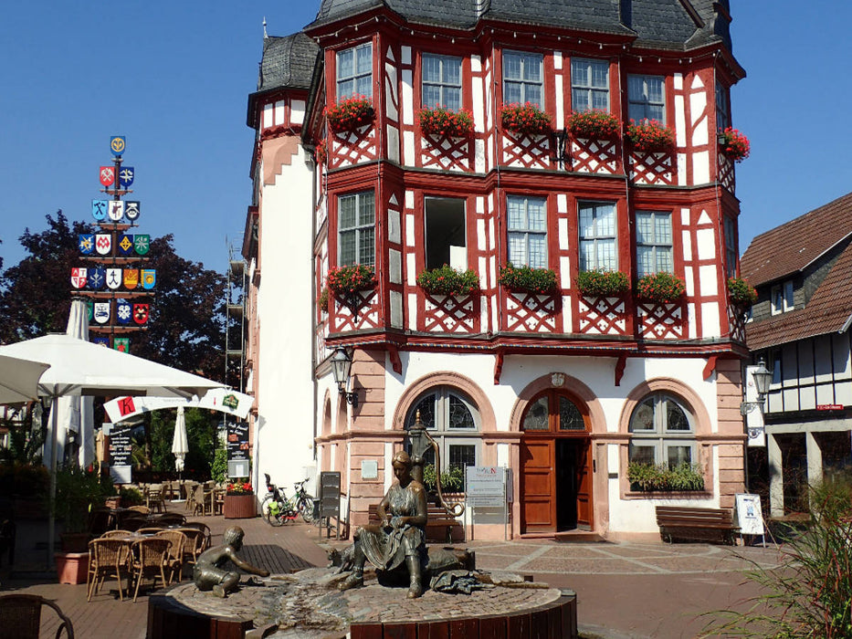 Am Marktplatz von Lorsch an der Bergstraße - CALVENDO Foto-Puzzle'