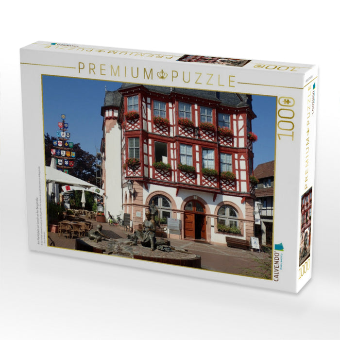 Am Marktplatz von Lorsch an der Bergstraße - CALVENDO Foto-Puzzle'