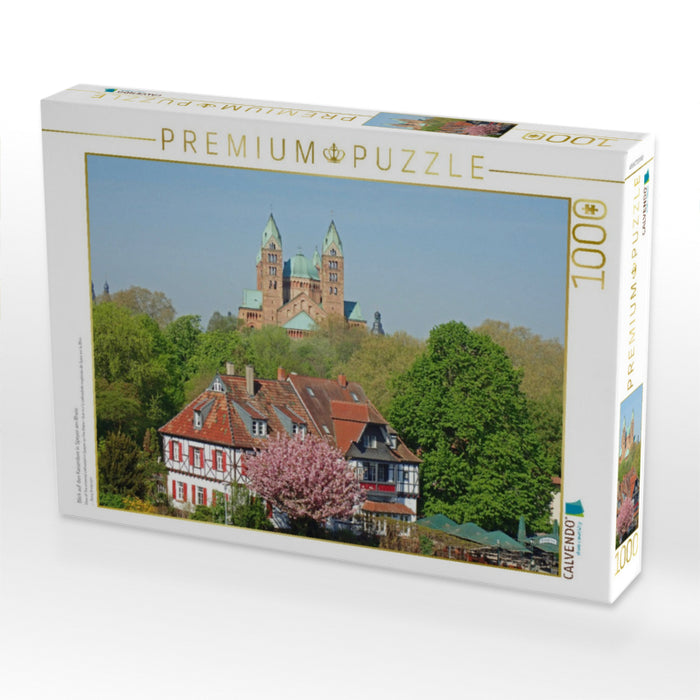 Blick auf den Kaiserdom in Speyer am Rhein - CALVENDO Foto-Puzzle'