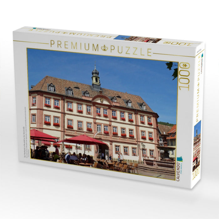 Der Marktplatz in Neustadt an der Weinstraße - CALVENDO Foto-Puzzle'